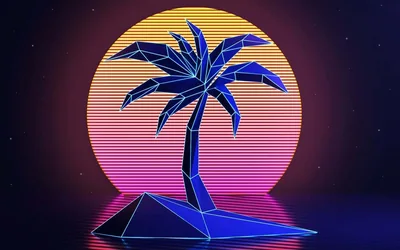 Cute Black Neon Wallpaper