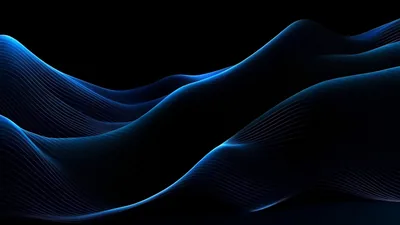 Dark blue abstract color gradient wav