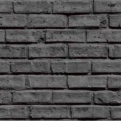 Arthouse Black Brick Paper Non Pasted Wallpaper Roll Covers