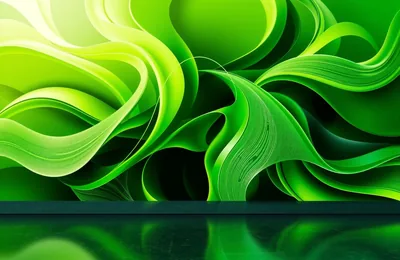 Abstract Green Wallpaper