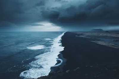 Black Sand Beach Iceland Wallpapers