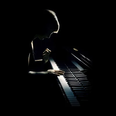 Piano man black wallpaper sc iPad