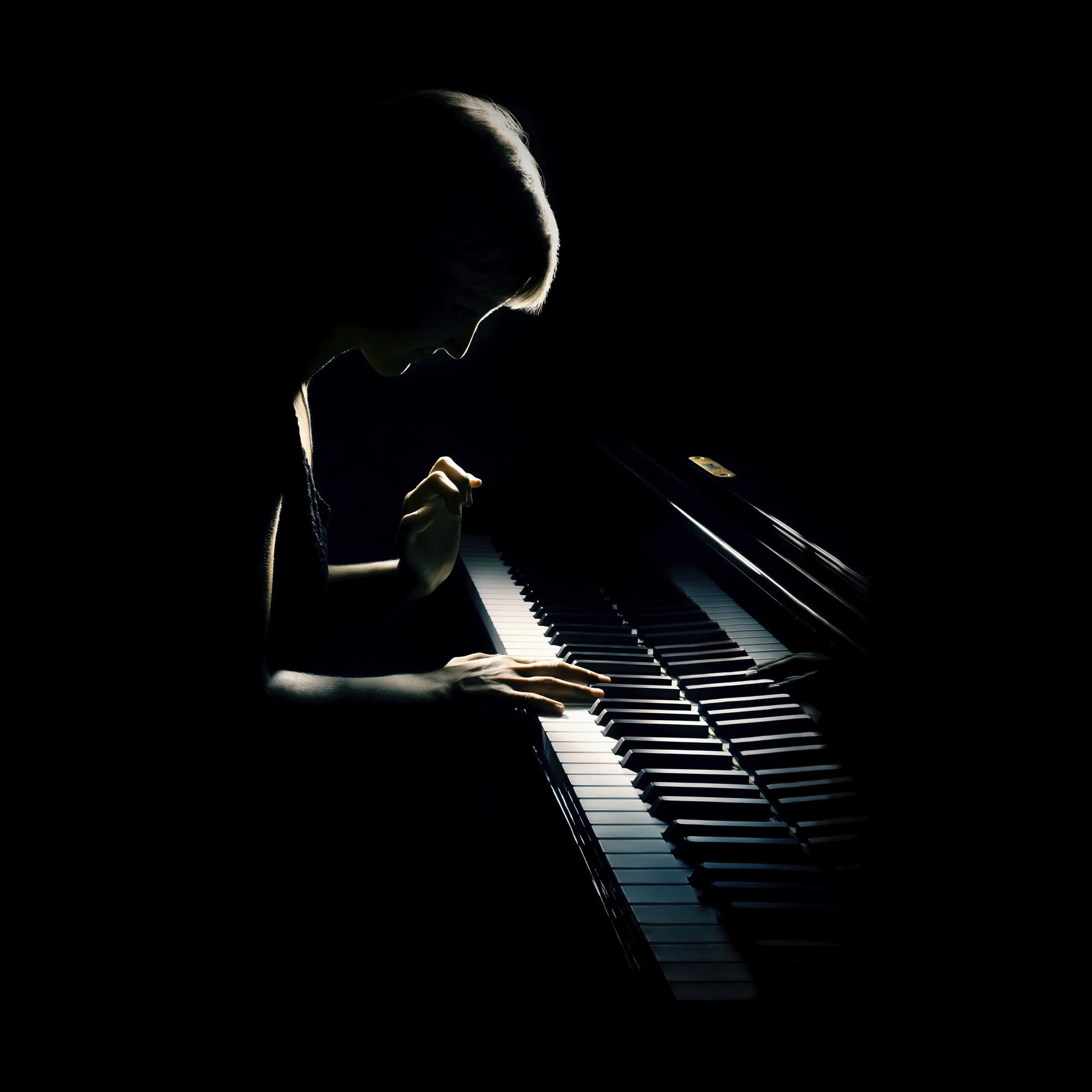 Piano man black wallpaper sc iPad