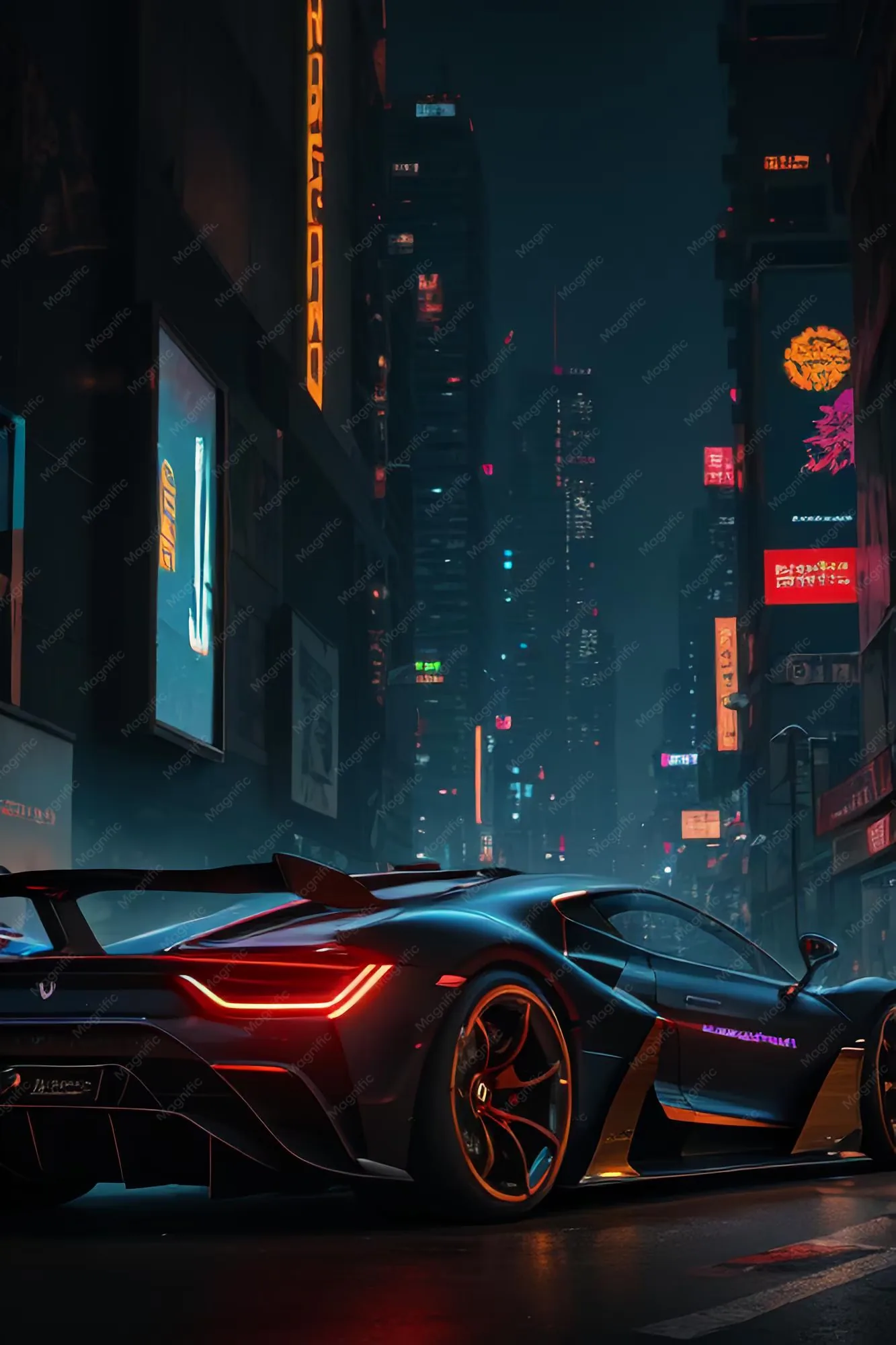 1080p Black Car Wallpaper 4K