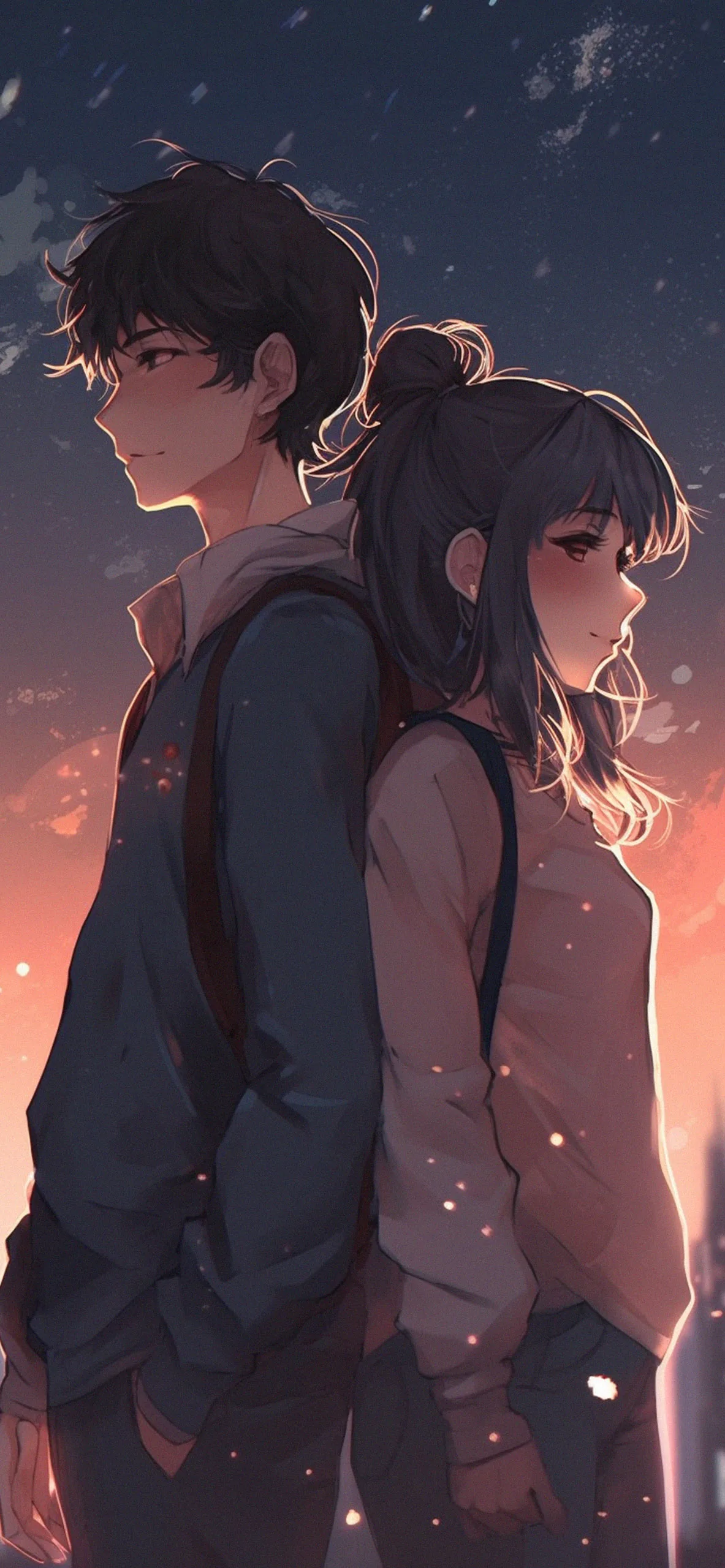 Anime Wallpapers Love An Anime Wallpaper Of A Boy And Girl In Love