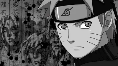 Determined Face Against a Kanji Wall HD Wallpaper