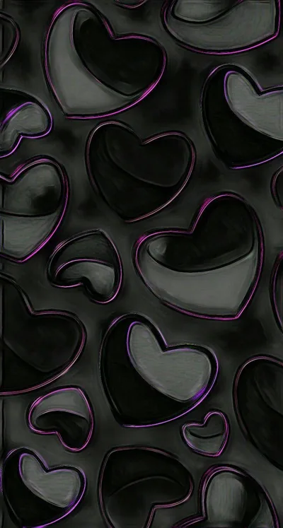 Black and Purple Heart Wallpapers Black and Purple Heart Backgrounds Wallp