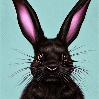 Cute Pet Black Bunny