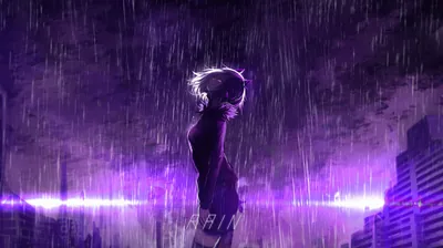 4k Purple Anime Desktop Wallpapers