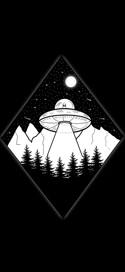 UFO Alien Wallpaper made