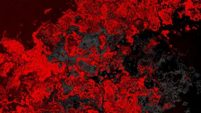 Red Lava Texture on Black HD Wallpaper