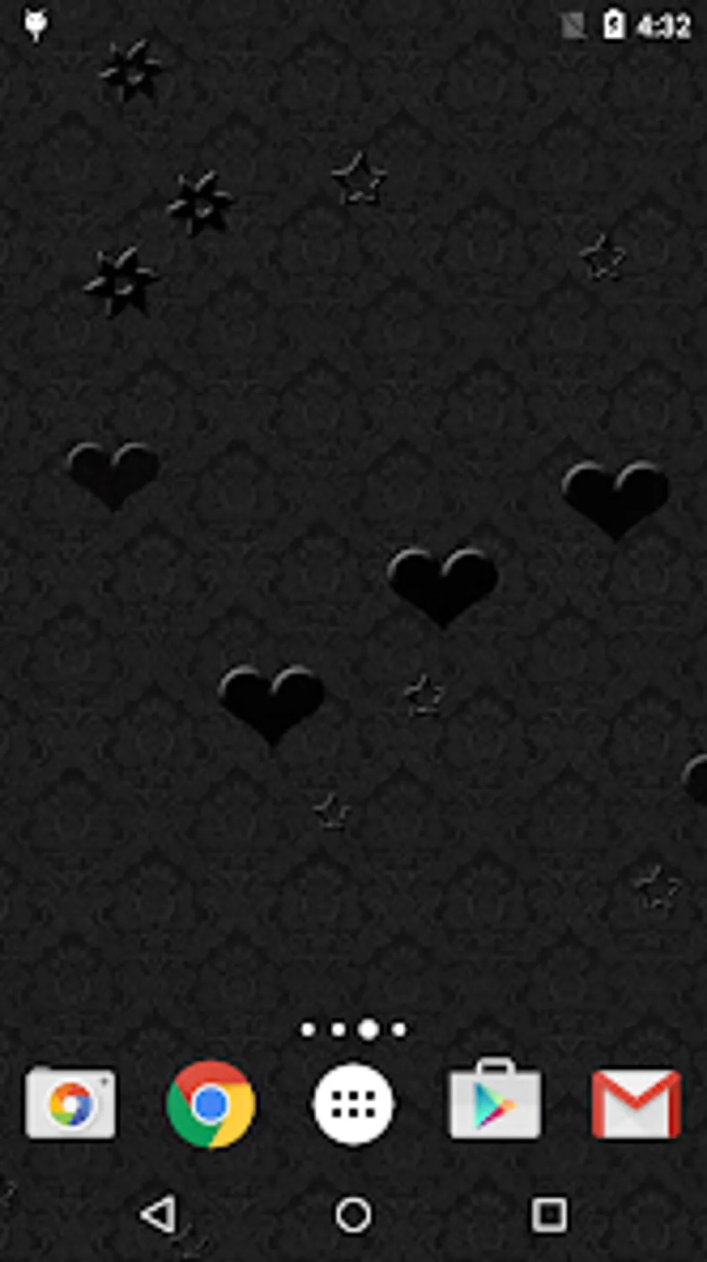 Black Patterns Live Wallpaper para Android