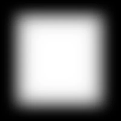 White Square with Heavy Black Vignette HD Wallpaper