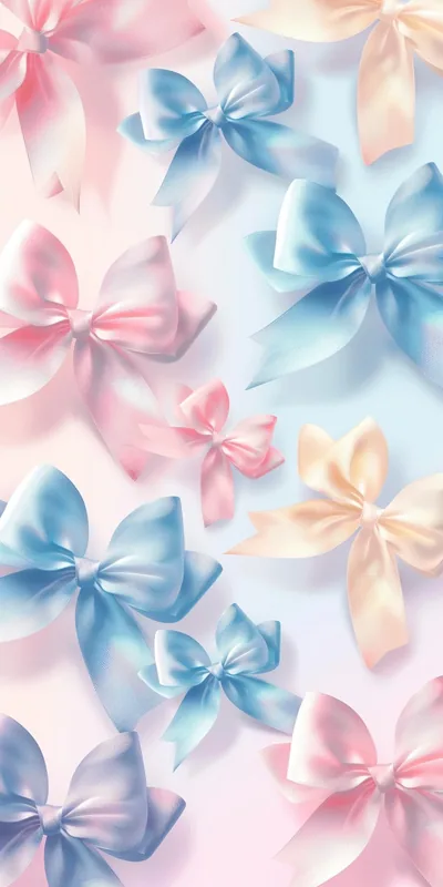 Cute Bow Wallpaper Black HD Wallpaper