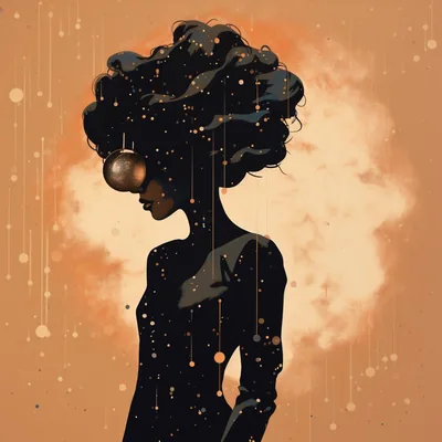 Black Woman Art Black Girl Art Print