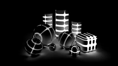 Black and White 3D Wallpapers