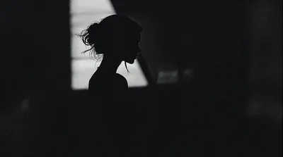 Feminine Silhouette Silhouette Portrait Profile 4k Ultra HD Wallpaper