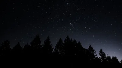 Black Night Sky Wallpapers