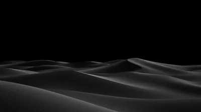 Dark Dunes in Low Light HD Wallpaper
