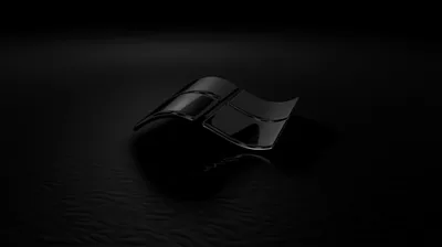 Glossy Windows Logo in Dim Light HD Wallpaper