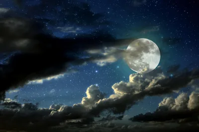 Aesthetic Dark Moon Wallpaper