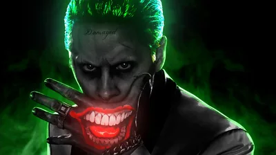 Tattooed Hand Over the Joker's Grin HD Wallpaper