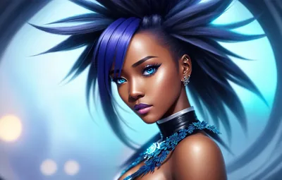 girl, fantasy, black, fashion, art, digital art, fantasy art