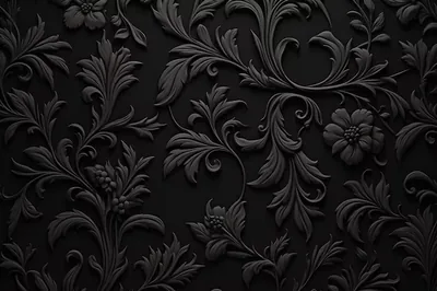 D black wallpaper background design