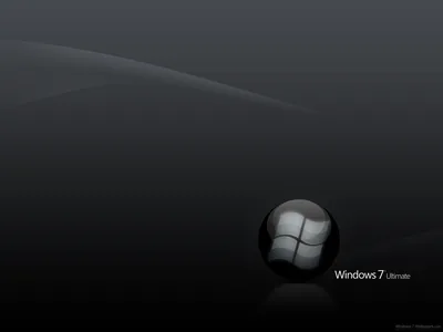 Windows 7 Ultimate Wallpaper Black Hd
