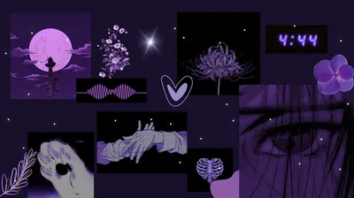 Dark Purple Aesthetic Laptop Wallpapers