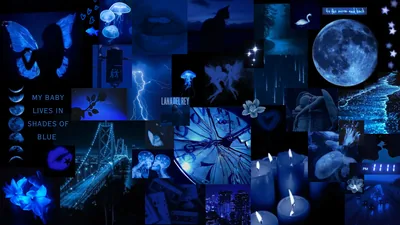 Black Blue Theme Wallpaper