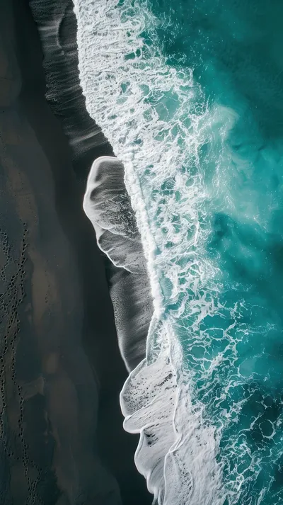Black Sand Beach Images