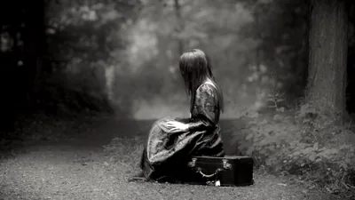 mood, Roads, Alone, Sad, Sorrow, Waiting, Women, Girl, Black, White Wallpapers HD Des