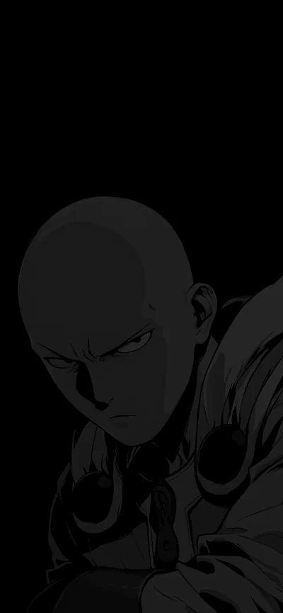 Saitama One Punch Man Anime Wallpaper for iPhone & Android