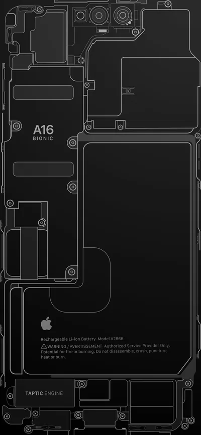 Stunning Black iPhone 14 Pro Max Wallpapers for Your Device