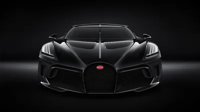 Bugatti La Voiture Noire Head-On HD Wallpaper