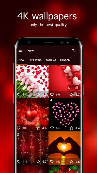 Love Mobile Black Wallpaper
