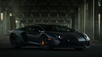 Lamborghini Aventador Under a Concrete Overpass HD Wallpaper
