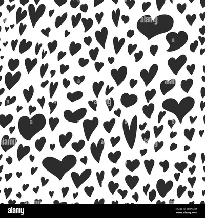 Black Heart Background