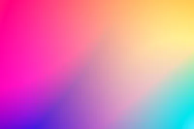 Bright Pink Yellow and Cyan Blend HD Wallpaper