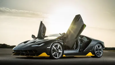 Lamborghini Centenario Black Supercar