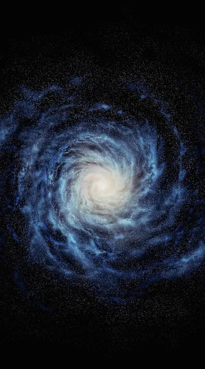 Space galaxy black