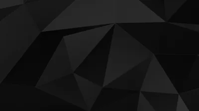 Black Faceted Polygon Wall HD Wallpaper