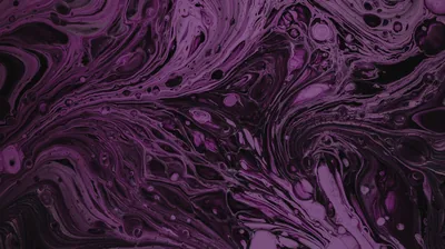 Light Purple Black Liquid Paint Stains 4K HD Liquid Wallpapers