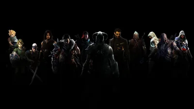 Game Characters Emerging from Darkness HD Wallpaper