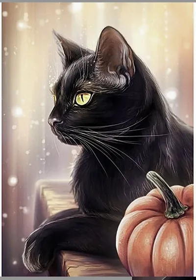 Pin Josephson on Art, Animals, Black Cats