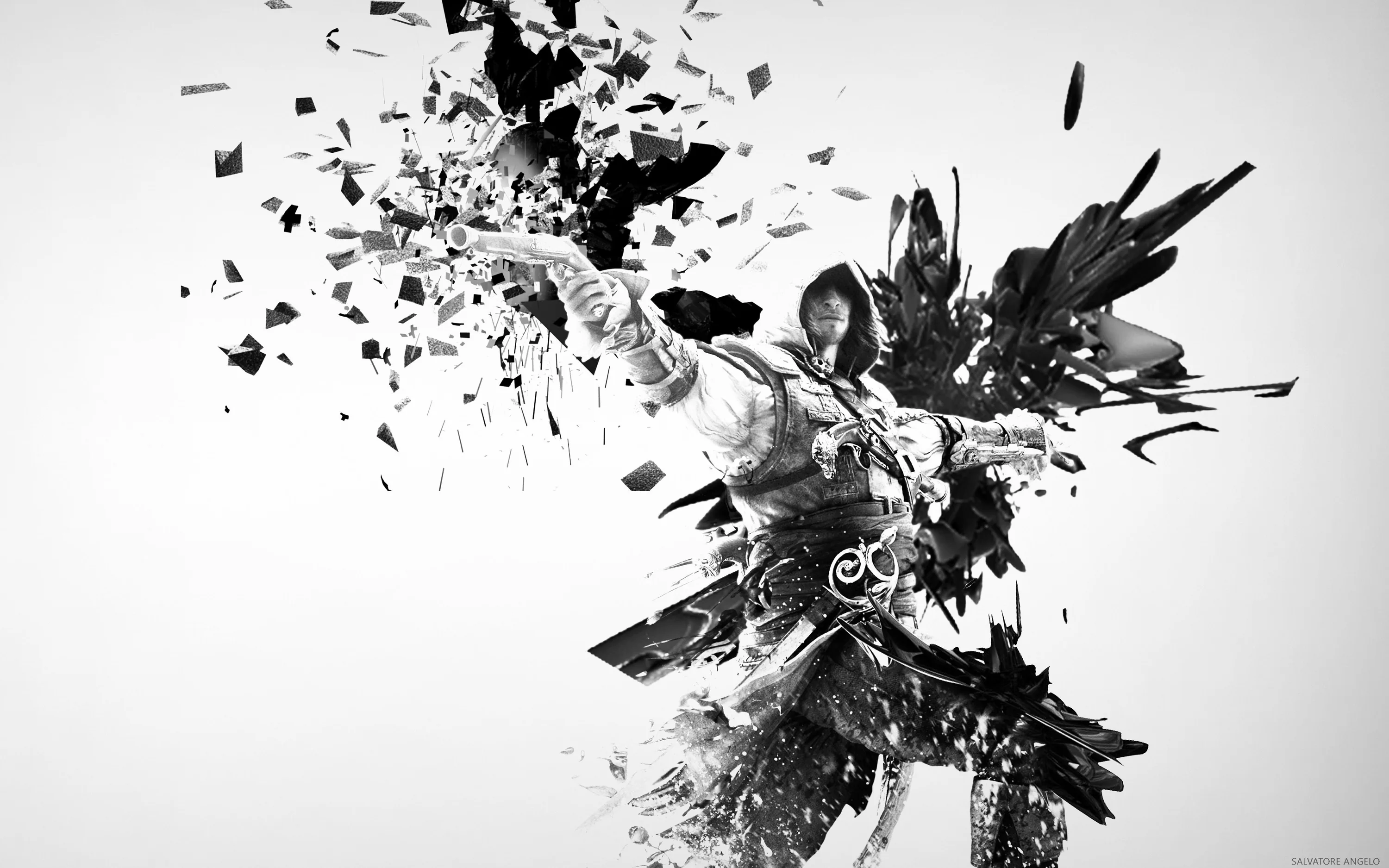 Black and White Gaming Wallpapers