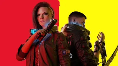 Both Vs on Split Red and Yellow HD Wallpaper