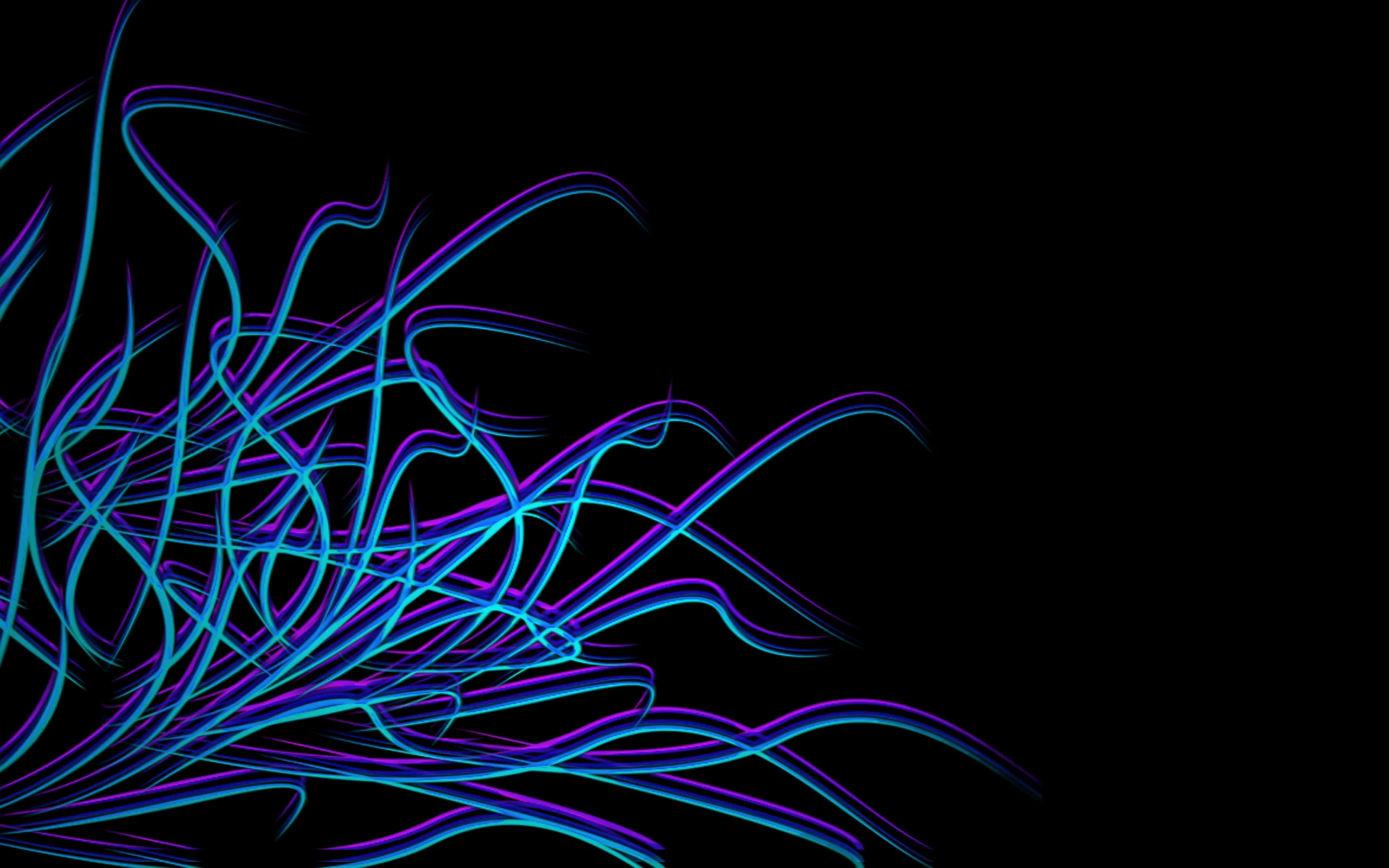 Black and Neon Color Wallpapers