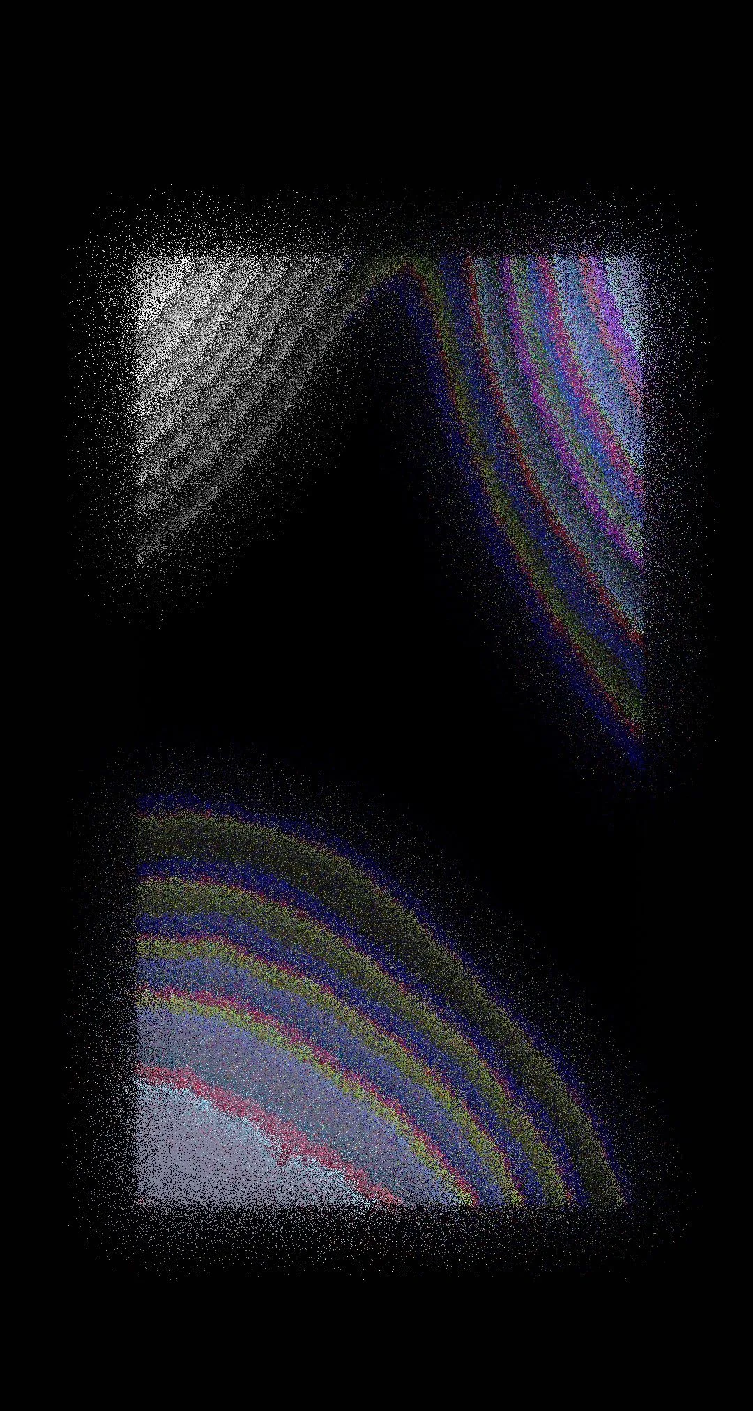 Dark Black Rainbow Wallpaper